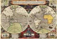 obrázok puzzlí Puzzle 6000 Antique Nautical Map