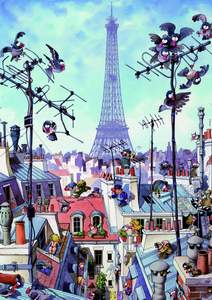 obrázok puzzlí Puzzle 1000 Loup, Eiffel Tower