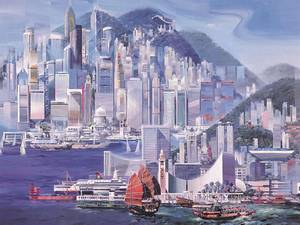obrázok puzzlí Puzzle 1000  Hong Kong