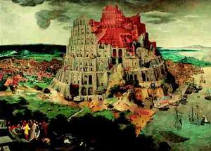 obrázok puzzlí Puzzle 2000 Bruegel, The Tower of Babel