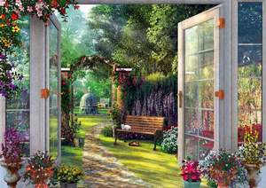 obrázok puzzlí Puzzle 1000 View of the Enchanted Garden