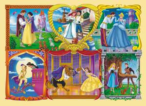 obrázok puzzlí Rámčekové puzzle 30 Princezny