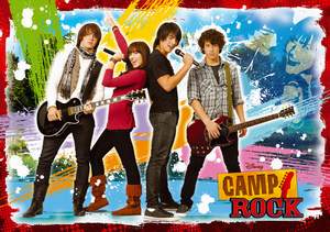 obrázok puzzlí Puzzle 104 Camp Rock, We Rock
