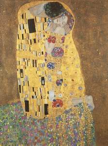 obrázok puzzlí Puzzle 1000 Klimt, Bozk