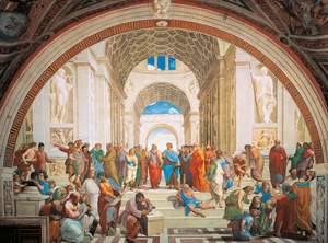 obrázok puzzlí Puzzle 500 Raffaello, Scuola di Atene