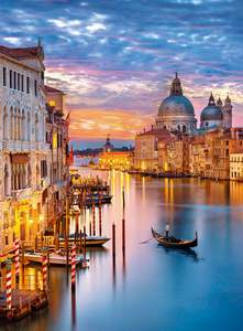 obrázok puzzlí Puzzle 500 Lighting Venice