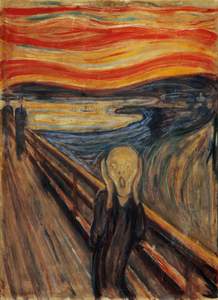 obrázok puzzlí Puzzle 1000 Munch, Vreskot