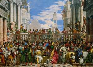 obrázok puzzlí Puzzle 1000 Veronese, Le nozze di Cana