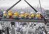Puzzle 1000 Minions atop a skyscraper