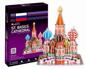 obrázok puzzlí Puzzle 3D Chrám Vasilija Blaženého