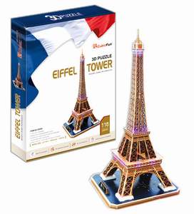 obrázok puzzlí Puzzle 3D Eiffelova veža