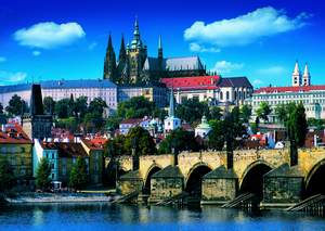 obrázok puzzlí Puzzle 1000 Pohľad na Karlov most