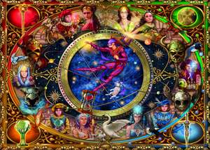 obrázok puzzlí Puzzle 3000 Tarot