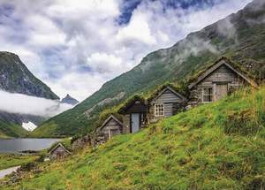 obrázok puzzlí Puzzle 3000 Norangsdalen Valley