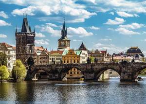 obrázok puzzlí Puzzle 1000 Pohľad na Karlov most