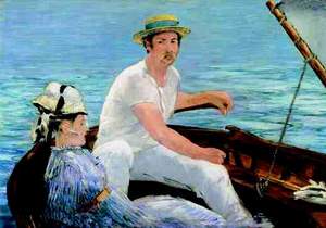 obrázok puzzlí Puzzle 1500 Manet, Na lodi