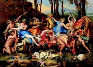 obrázok puzzlí Puzzle 1500 Poussin, Baccanale