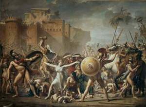 obrázok puzzlí Puzzle 1500 J.L.David, The Sabines frozen the War Between Ro
