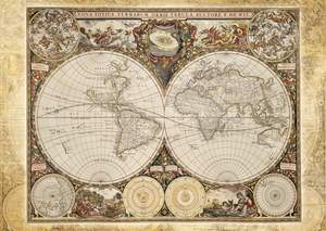 obrázok puzzlí Puzzle 2000 Historická mapa