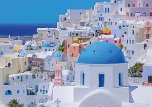 obrázok puzzlí Puzzle 1000 Santorini, Cyclades