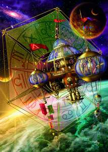 obrázok puzzlí Puzzle 1000 Space station