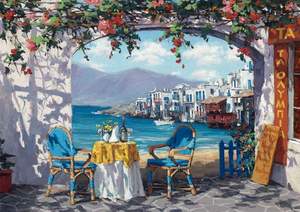 obrázok puzzlí Puzzle 1000 Sam Park, Rendezvous auf Mykonos