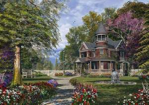 obrázok puzzlí Puzzle 1000 Manor house with tower