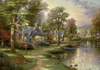 Puzzle 1500 Dom pri jazere