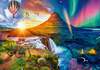 Puzzle 1000 Iceland, Day and Night